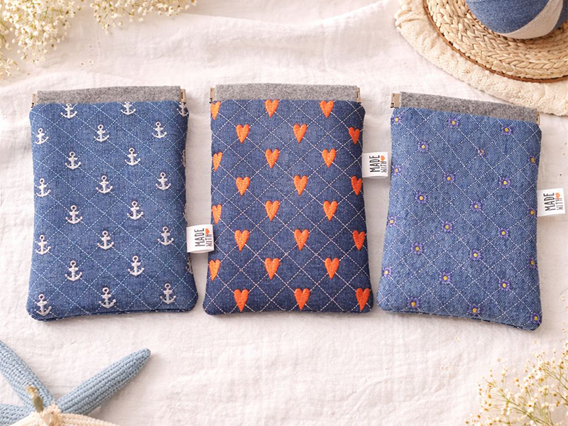 Endlosmuster Füllmuster Quiltmuster Mix 3 - redwork Stickdatei